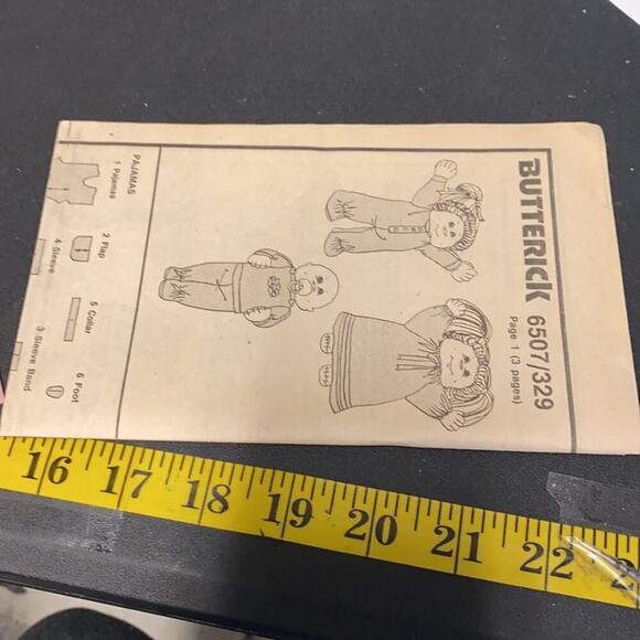 Vintage Butterick 6507 Cabbage Patch sewing pattern 80s nostalgic - Picture 4 of 4